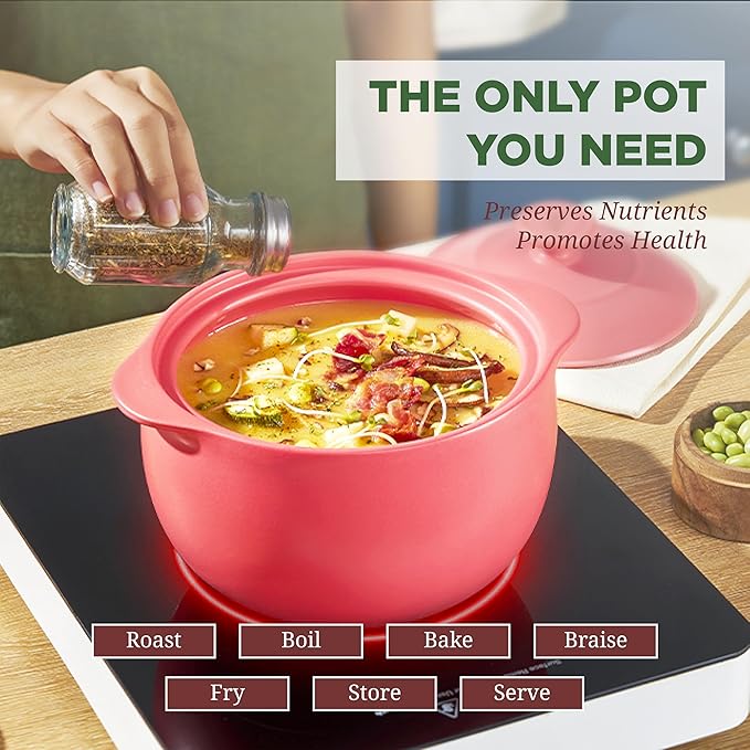 MINH LONG 3-Qt Porcelain Dutch Oven - Image 3