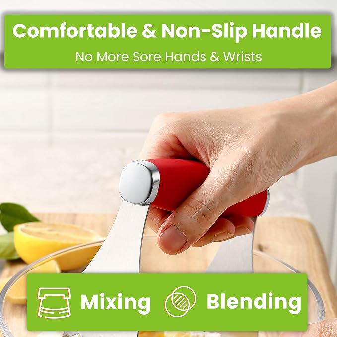 Spring Chef XL Stainless Steel Pastry Cutter Tool - Image 4