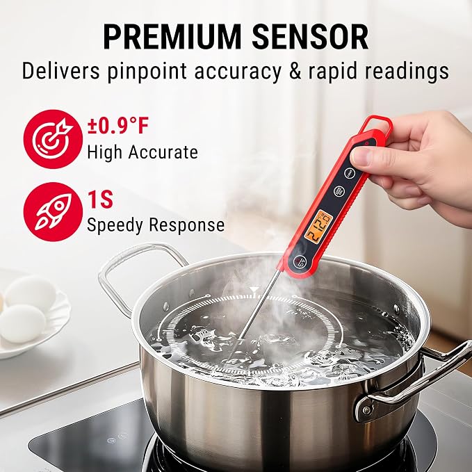 TempPro 1 Second Instant Read Digital Meat Thermometer, ±0.9°F Accuracy - Image 3