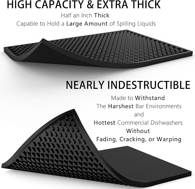 AXIESO 2 Pack Silicone Bar Mat - Image 3