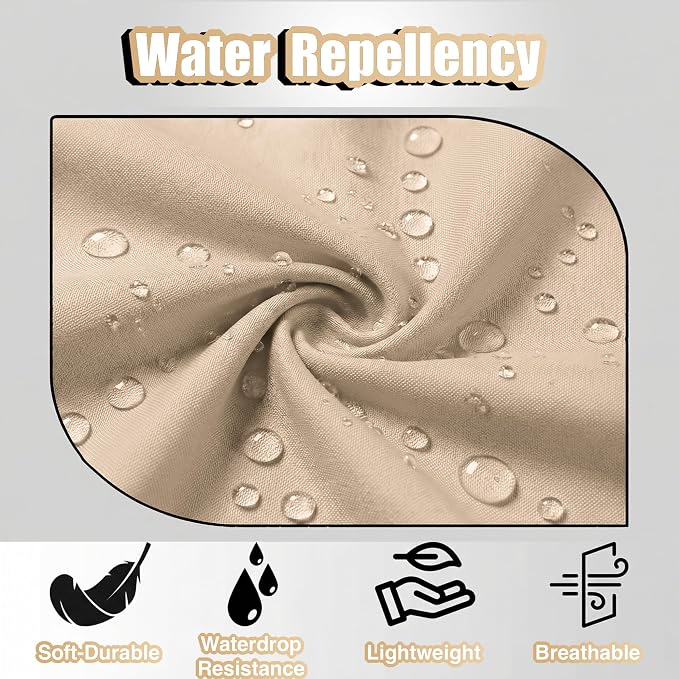 TOSHE Kitchen Apron Waterdrop Resistant Cotton Apron - Image 4