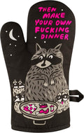 Blue Q Then Make Your Own Dinner Funny Oven Mitts by BlueQ