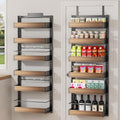 POKIPO 6 Tier Over The Door Pantry Organizer, 2-in-1 Door Hanging or Wall by POKIPO