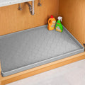 Jin&Bao Waterproof Under Sink Mat 34" x 22", Thick Silicone Mat Cabinet by Jin%26Bao