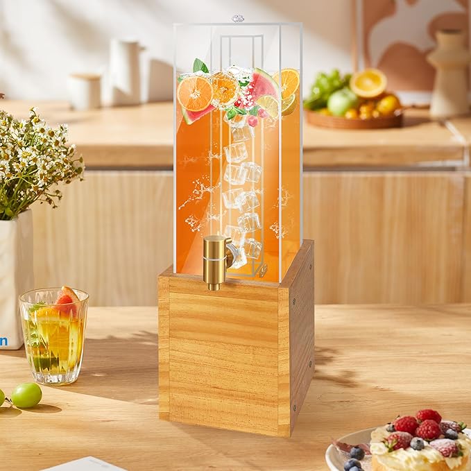 2 Gallon Large Drink Dispenser, Drink Dispenser - Image 2
