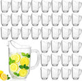 Tessco for you 36 Pcs Plastic Pitchers 60 Ounce Clear Restaurant Jug Large by Tessco