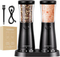 Electric Salt and Pepper Grinder Set by WONMAKE