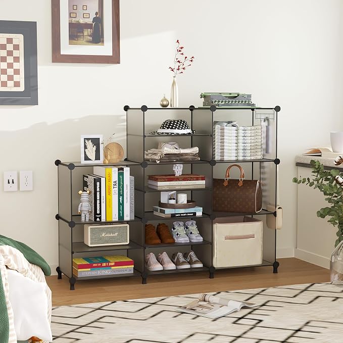 AWTATOS Closet Organizer 8 Cube Storage Shelves Clothes Organizers Stackable - Image 4