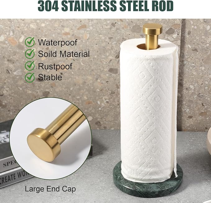 Koville Paper Towel Holder Countertop, Standing Paper Roll Holder - Image 3