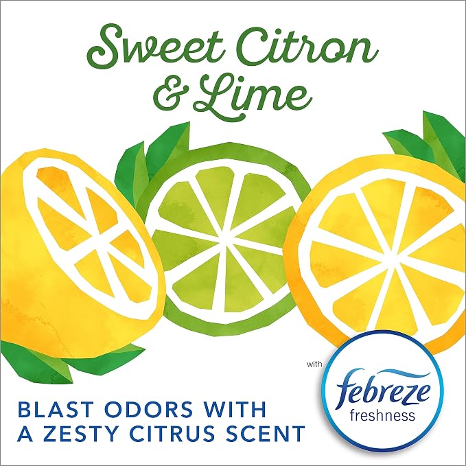 Glad Small Trash Bags 4 Gallon, Febreze Sweet Citron & Lime Garbage Bags - Image 3