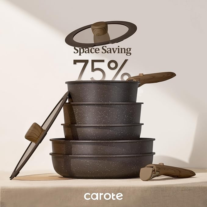CAROTE 21PCS Pots and Pans Set Non Stick - Image 4