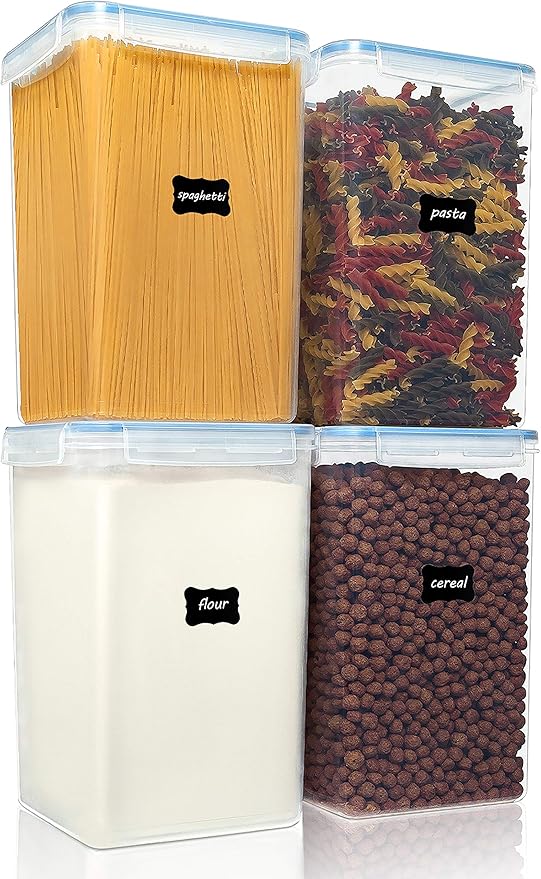 Vtopmart Extra Large Tall Airtight Food Storage Containers 4 Pieces 5.9qt / by Vtopmart
