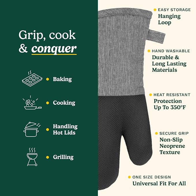 Cuisinart Kitchen Oven Mitts – Heat-Resistant Kitchen Mitts - Image 5