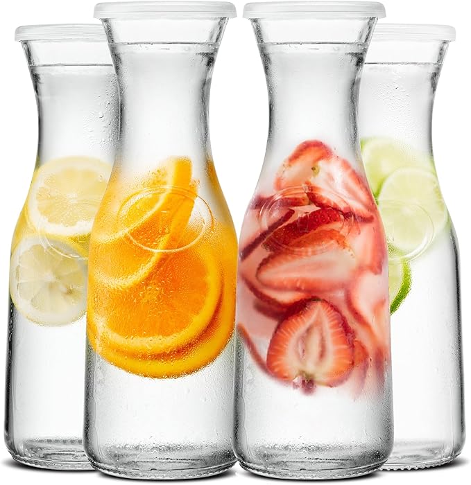 Kook Glass Carafe, Mimosa Bar Supplies, Carafe Pitchers by Kook