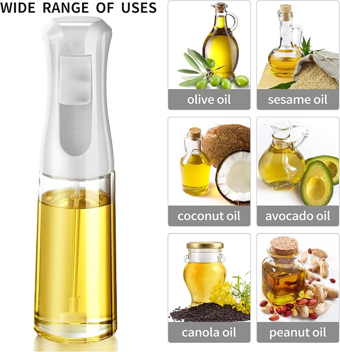 Oil Sprayer for Cooking- 200ml Glass Olive Oil Sprayer Mister, Olive Oil Spray - Image 4