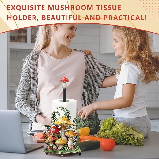 Thyle Mushroom Paper Towel Holder - Image 6