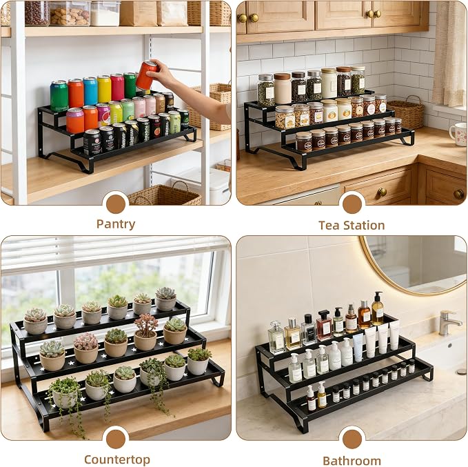 SANKEU Expandable Spice Rack Organizer - Image 4