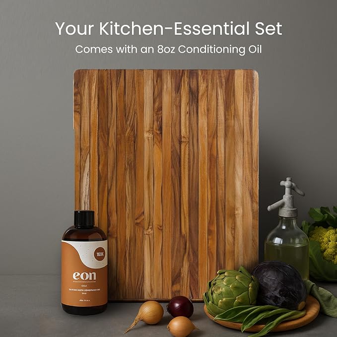 Teakhaus Carving Board and Cutting Board Oil Set - Image 2