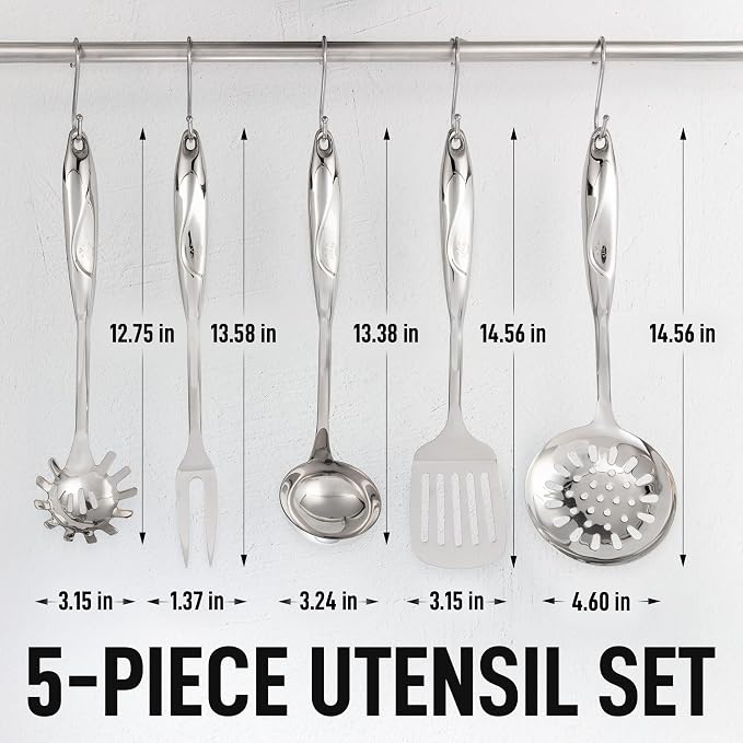Zulay Kitchen Stainless Steel Cooking Utensil - Image 3