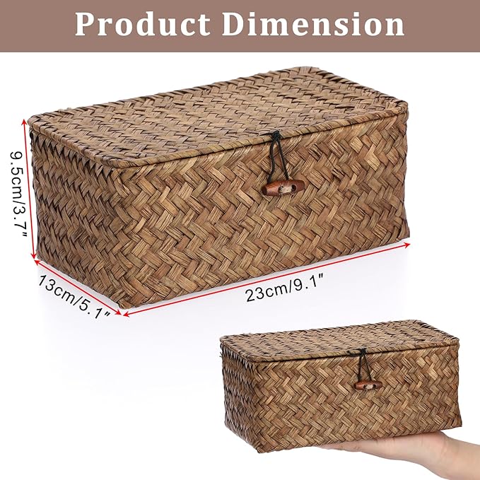 Sumnacon Small Wicker Basket - Image 3