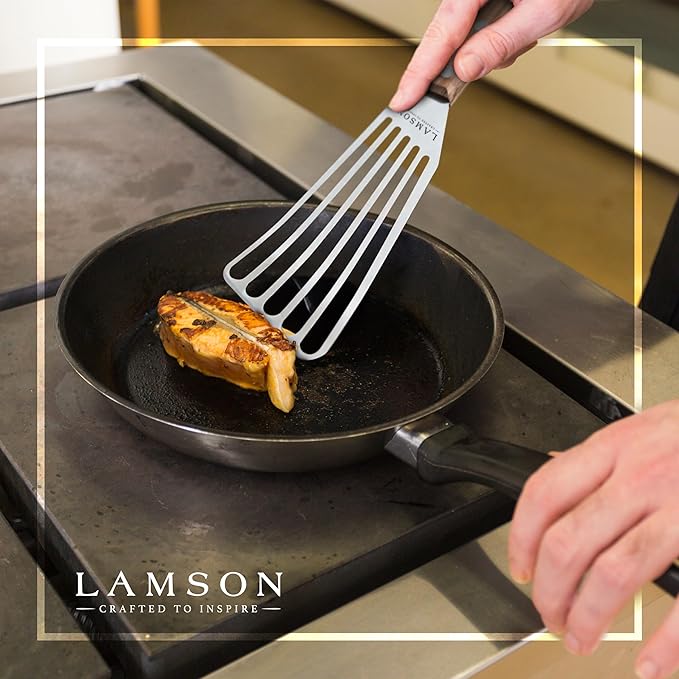 Lamson Metal Spatula Slotted Turner - Image 4