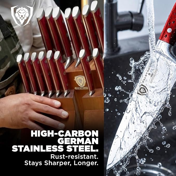 Dalstrong 18-Piece Gladiator Colossal Knife Block Set — German High-Carbon Steel - Image 3