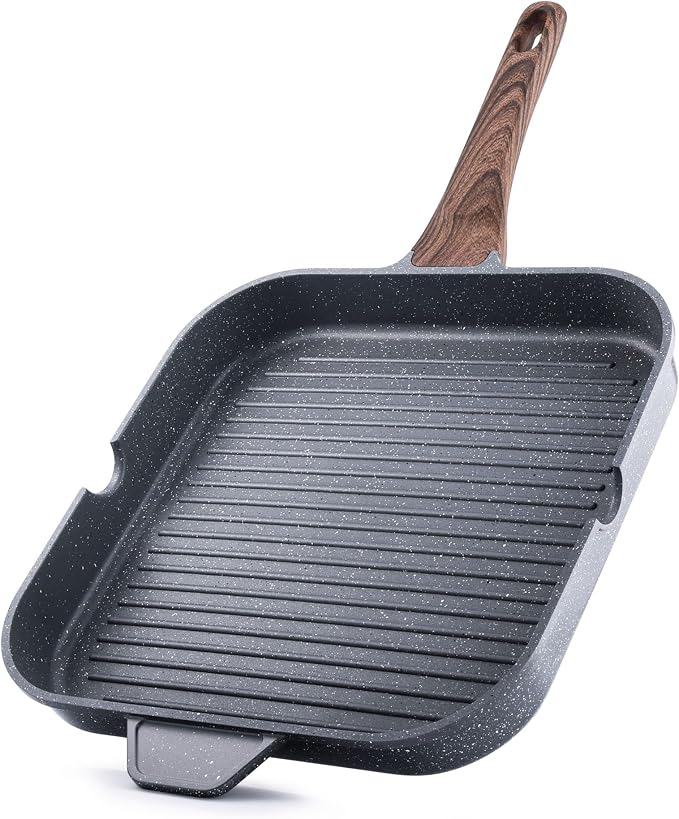 SENSARTE Nonstick Grill Pan for Stove Tops, Versatile Griddle by SENSARTE