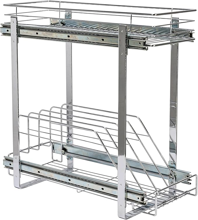 Household Essentials Glidez Multipurpose Chrome-Plated Steel Pull-Out/Slide-Out - Image 6