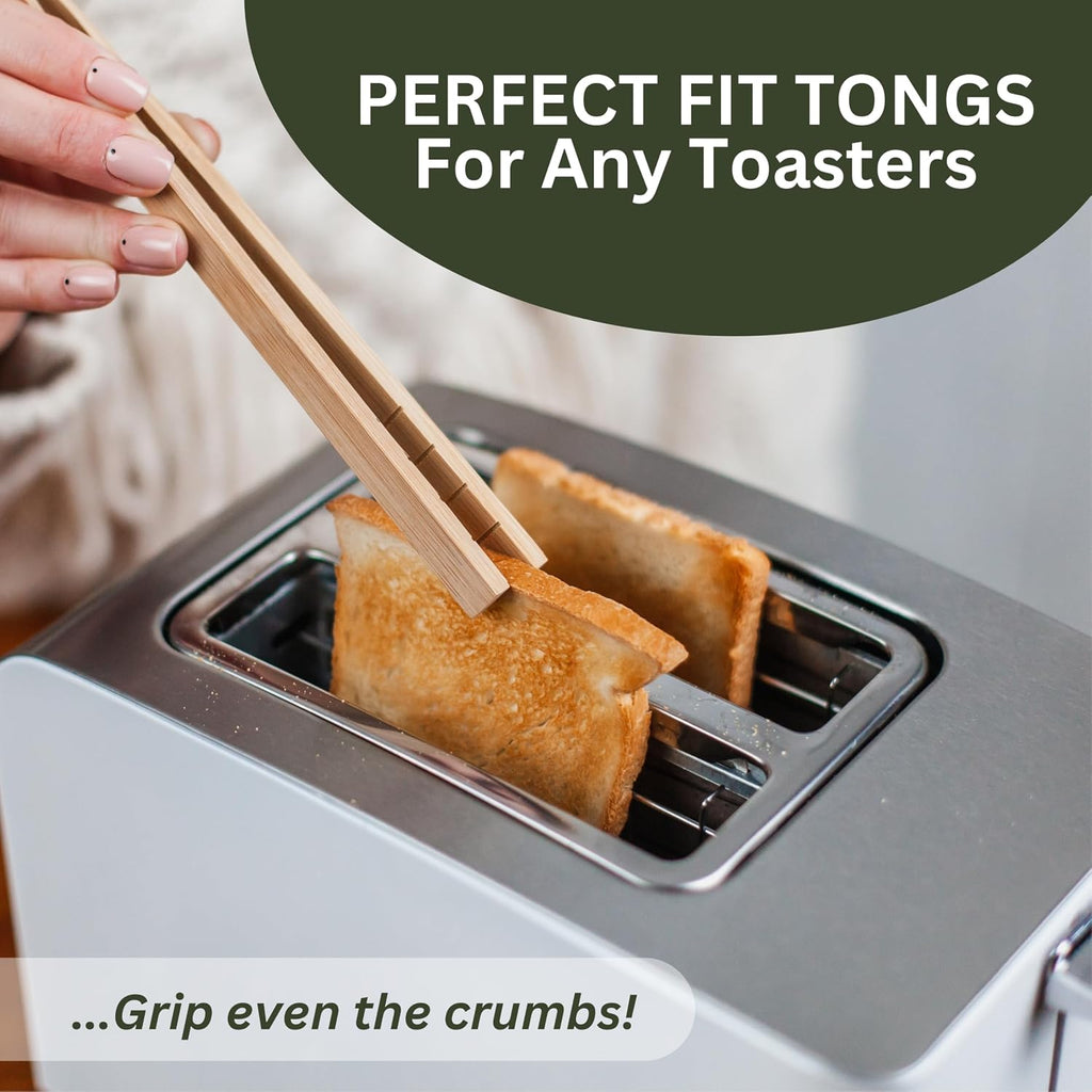 Toaster Tongs With Magnet | Kitchen Utensils For Cooking and Holding