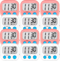 Timer for Kids Teachers Digital Kitchen Timers for Cooking Large Magnetic by AOUCE