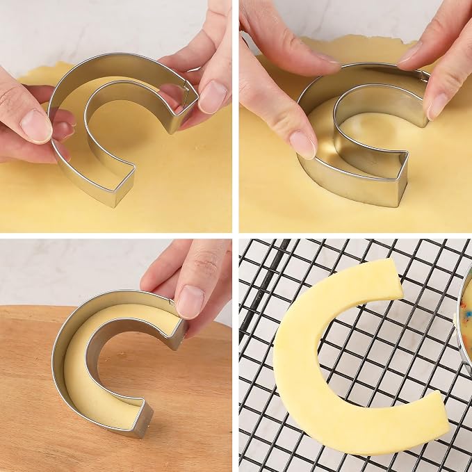 Letter Cookie Cutters Shapes Large 3 Inch - Image 7