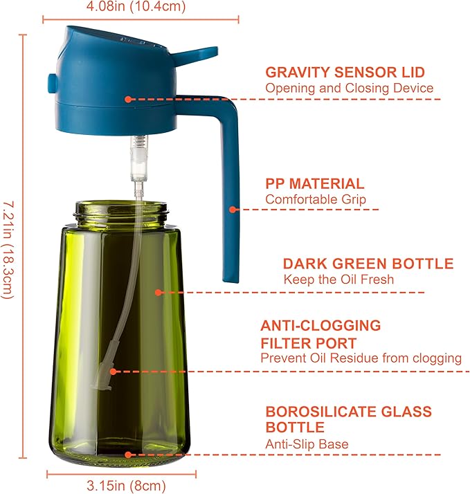 CXINYI - 16oz/470ml Olive Oil Dispenser - Image 6