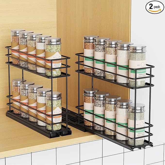 Mystozer Pull Out Spice Rack Organizer by Mystozer