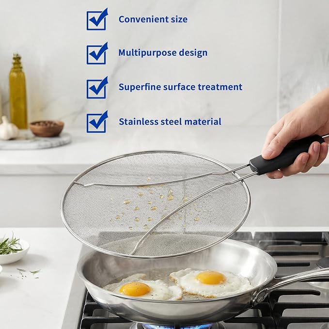 Splatter Screen for Frying Pan - Image 4