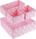 Posprica Woven Storage Baskets for Organizing, Small Baskets Cube Bin Container by Posprica