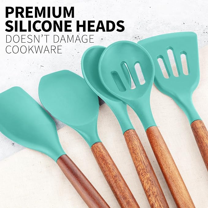 Zulay Kitchen Non-Stick Cooking Utensils Set - Image 9