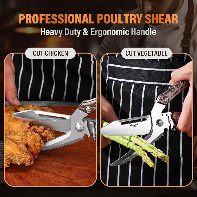 Huusk Heavy Duty Poultry Scissors - Image 2