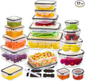 34 PCS Food Storage Containers Set by JSCARES