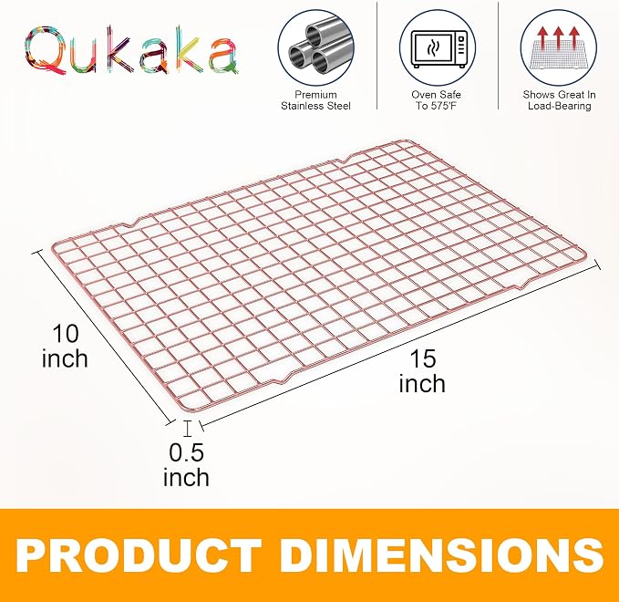 2-Pack Cooling Racks for Cooking and Baking - Image 6