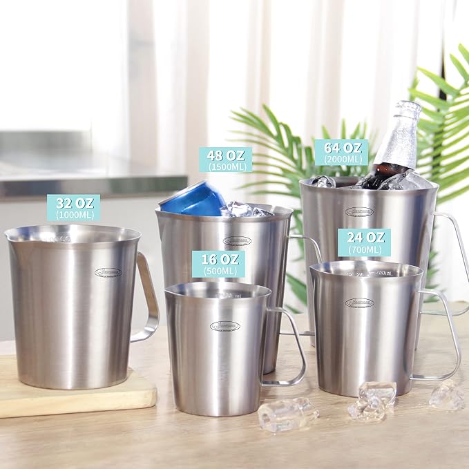 Measuring Cup, Newness Stainless Steel Measuring Cup - Image 9