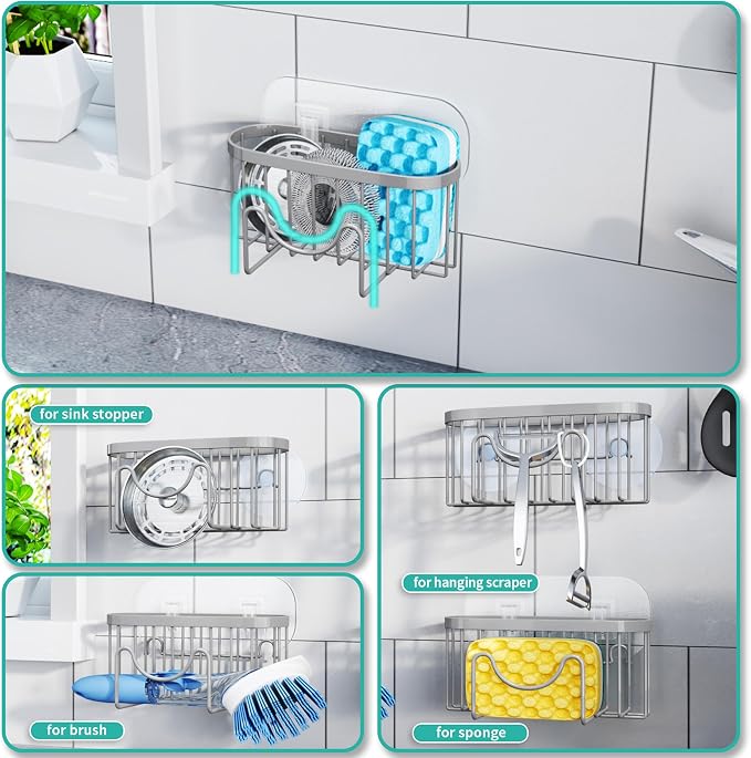 HapiRm Sponge Holder for Kitchen Sink - Image 2