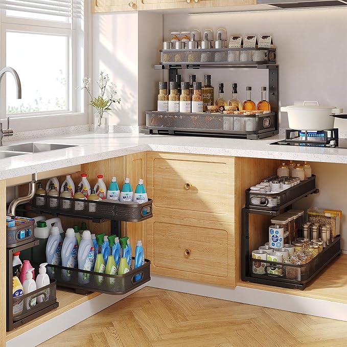 2 Pack 21.3IN-Depth Under Sink Organizer - Image 7