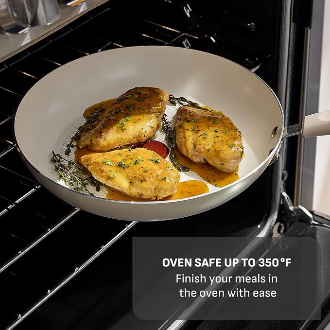 T-Fal Signature Nonstick 8” & 10” Frying Pan Skillet Set, Dishwasher Safe - Image 6