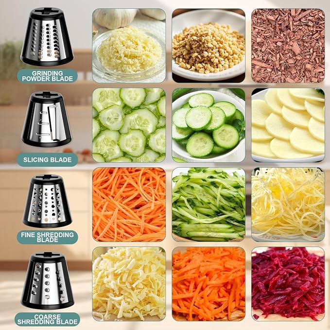 Slicer Shredder Attachment for Kitchenaid Stand Mixer, Salad Machine - Image 3