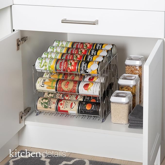 Kitchen Details 3 Tier Can Organizer | Canned Food Storage Rack | Kitchen - Image 4