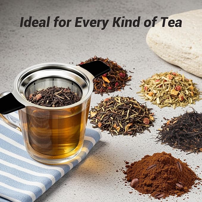 Tifanso Stainless Steel Tea Infuser Steeper Strainer - Image 7