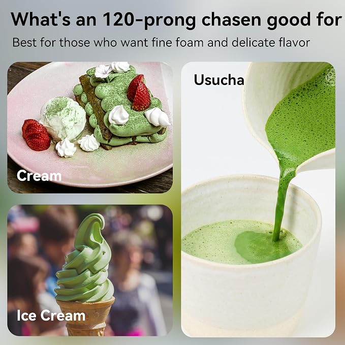 Bamboo Matcha Whisk 80/100/120 Prong, Traditional Japanese Chasen Matcha - Image 6