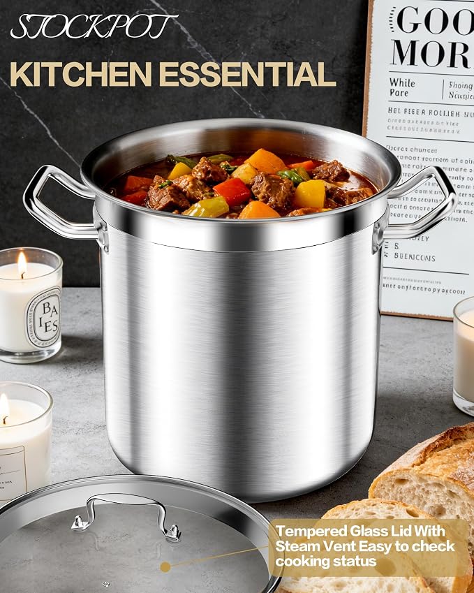 STOCKPOT Stainless Steel 20 Quart Stockpot - Image 7