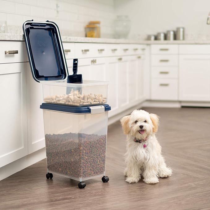 IRIS USA Dog Food Storage Container, 30 lbs & 11 lbs Combo, Cat Food Storage - Image 7