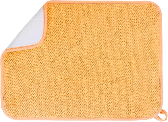 GeeRic Microfiber Dish Drying Mat, Super Absorbent Kitchen Dish Drying Pad by GeeRic